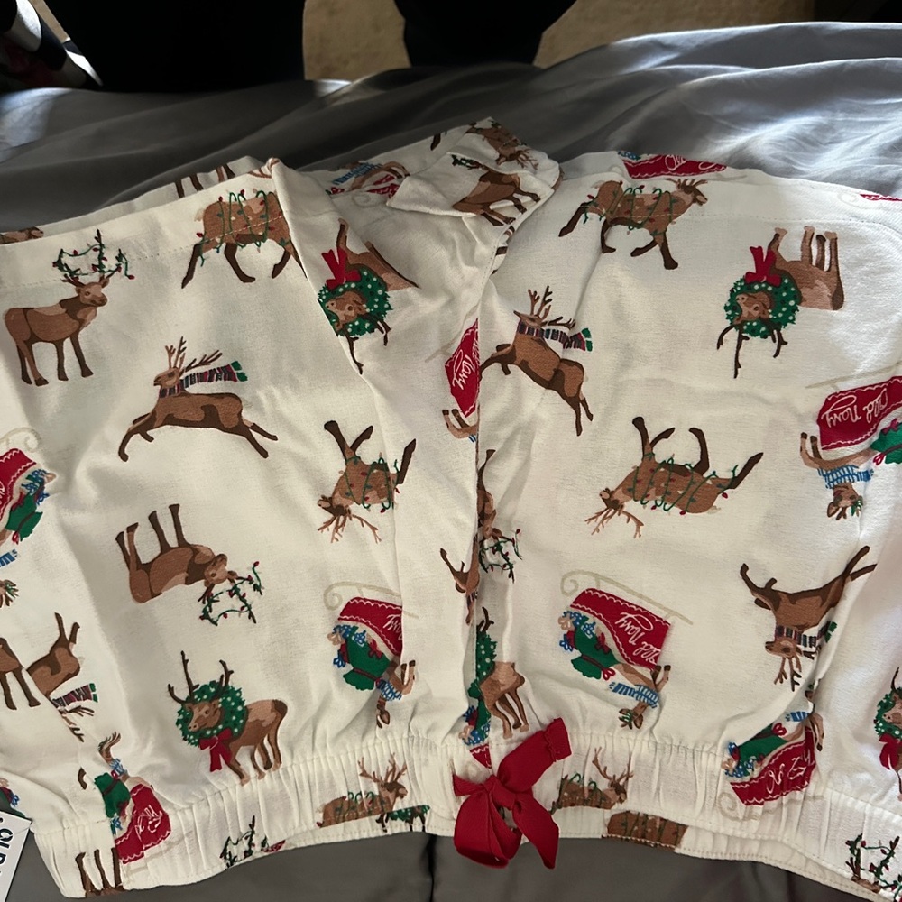 Old Navy Reindeer Print Pajama Shorts
